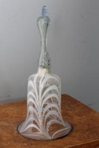Antica grande campana di Vetro epoca fine 800 Murano Venezia. Mis h 30 